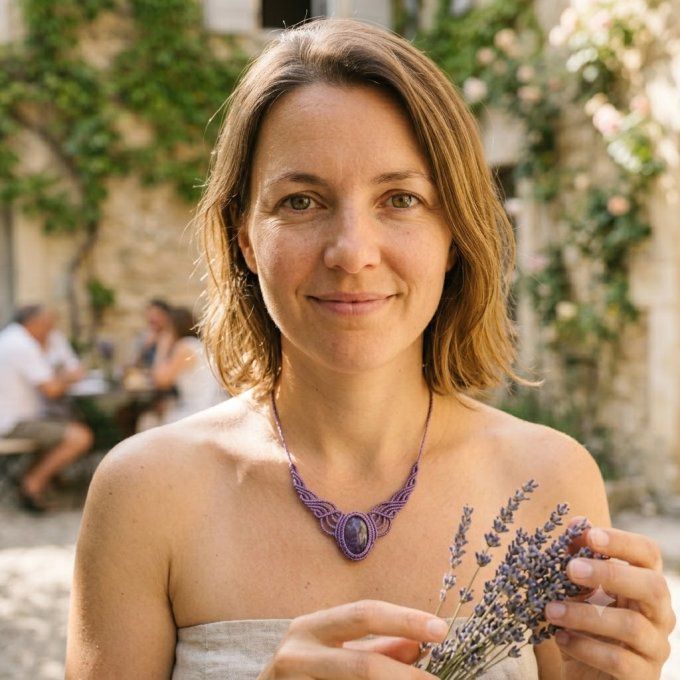 Collier améthyste - sérénité